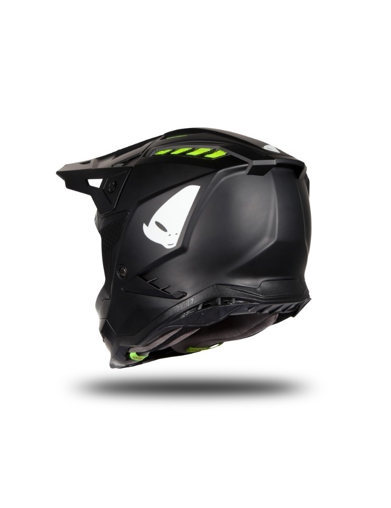 Casque motocross - UFO ECHUS Noir / Jaune