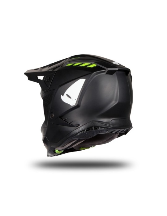 Casque motocross - UFO ECHUS Noir / Jaune