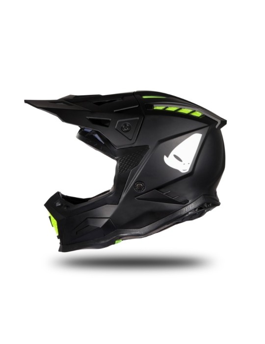 Casque motocross - UFO ECHUS Noir / Jaune