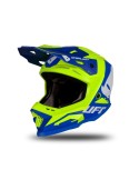 Casque motocross - UFO ECHUS Bleu / Jaune