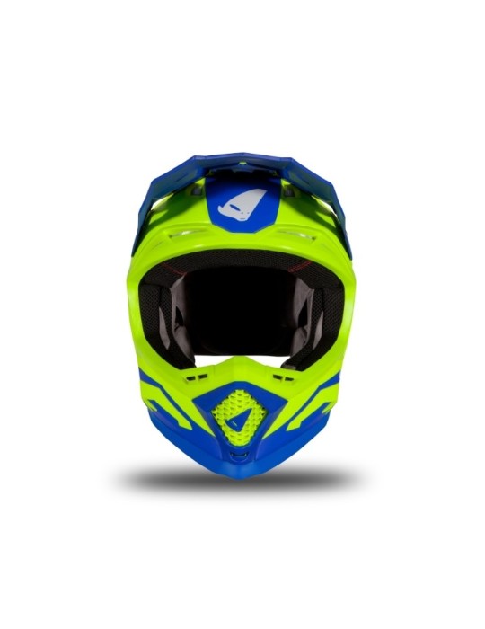 Casque motocross - UFO ECHUS Bleu / Jaune