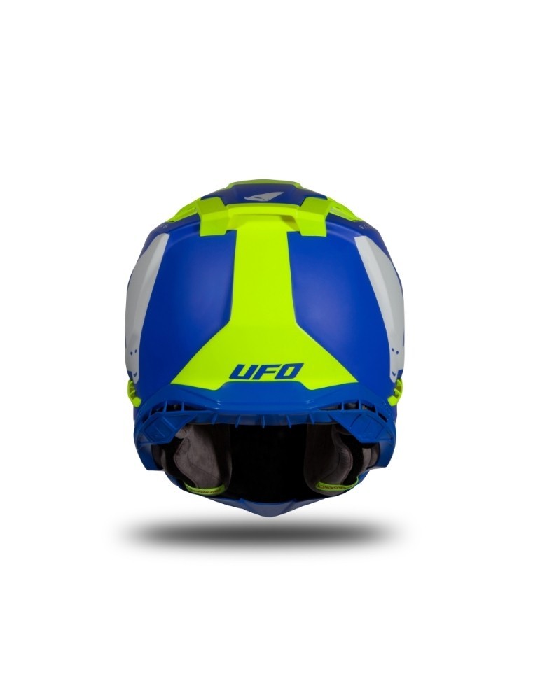Casque motocross - UFO ECHUS Bleu / Jaune