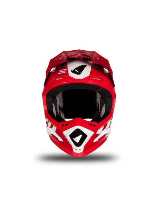 Casque motocross - UFO ECHUS Rouge / Blanc