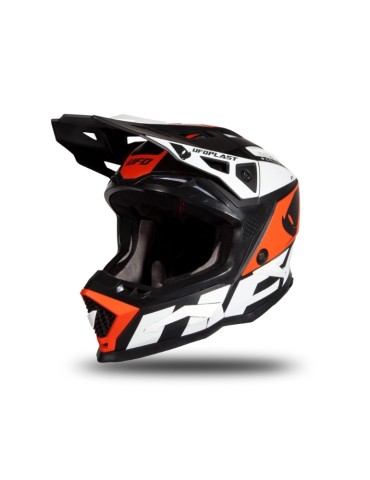 Casque motocross - UFO ECHUS Noir / Orange