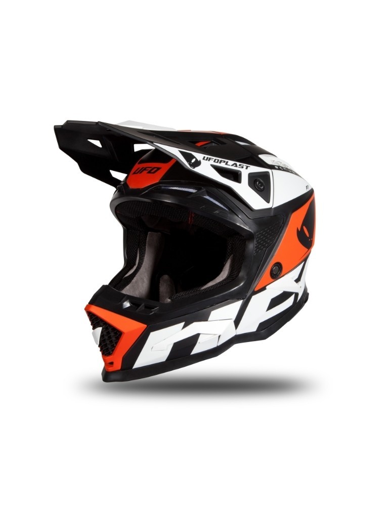 Casque motocross - UFO ECHUS Noir / Orange