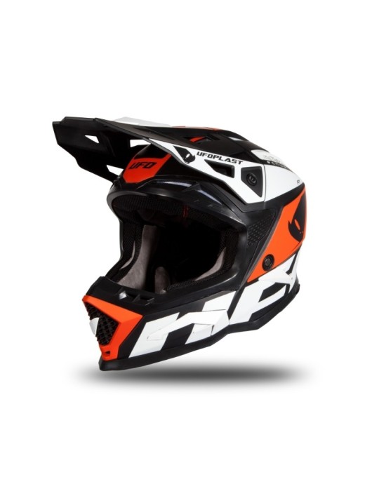 Casque motocross - UFO ECHUS Noir / Orange