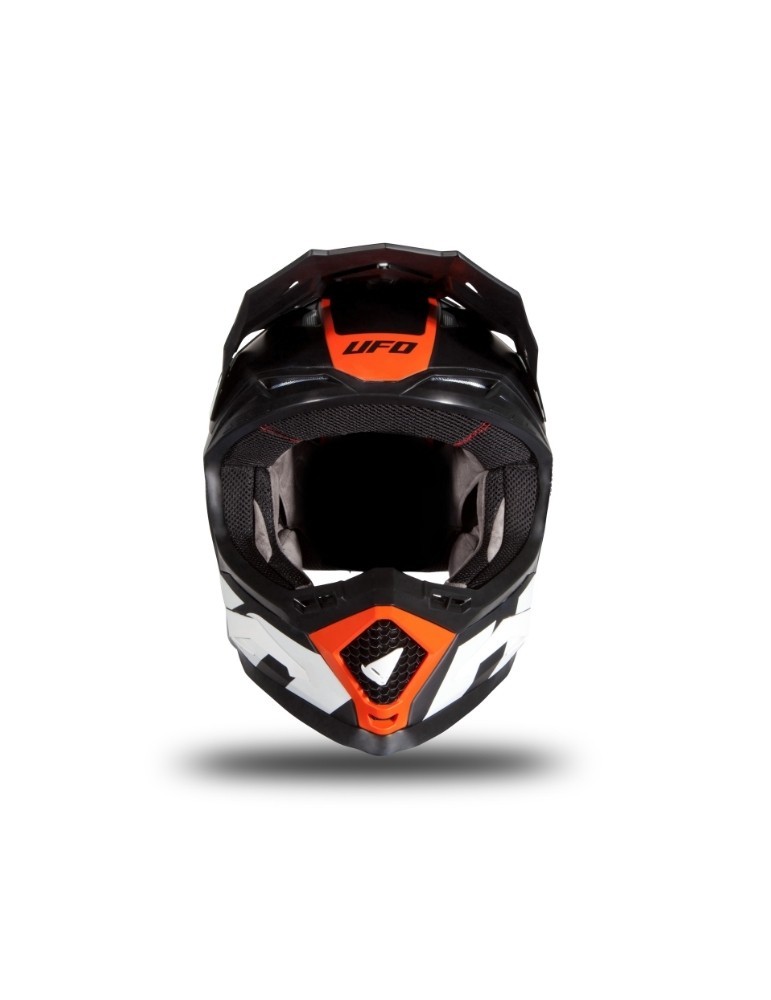 Casque motocross - UFO ECHUS Noir / Orange