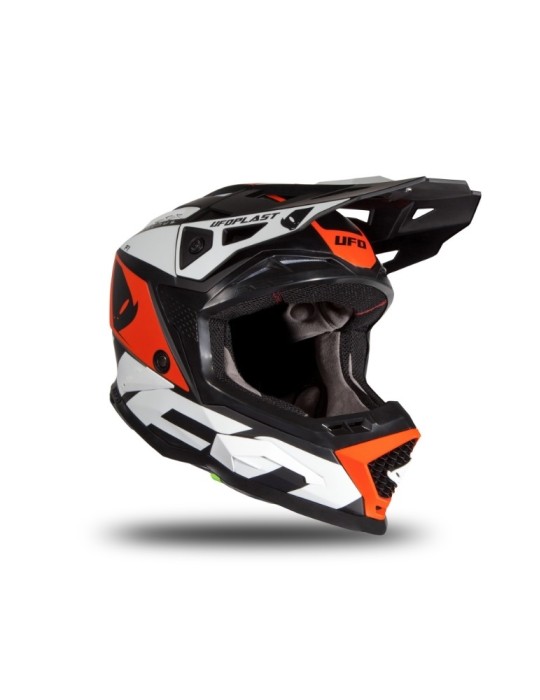 Casque motocross - UFO ECHUS Noir / Orange