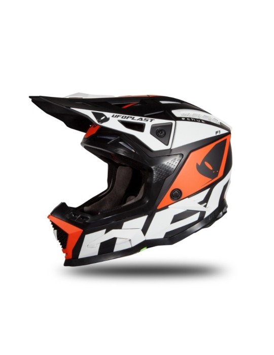 Casque motocross - UFO ECHUS Noir / Orange