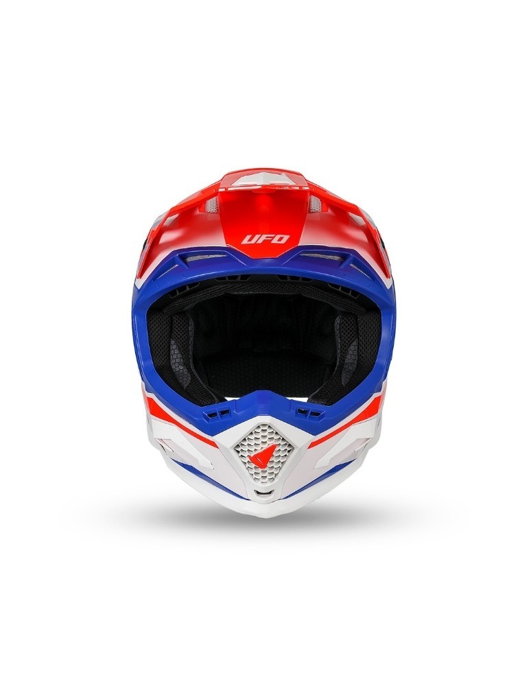 Casque motocross - UFO ECHUS Rouge / Bleu