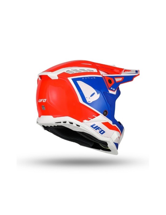 Casque motocross - UFO ECHUS Rouge / Bleu