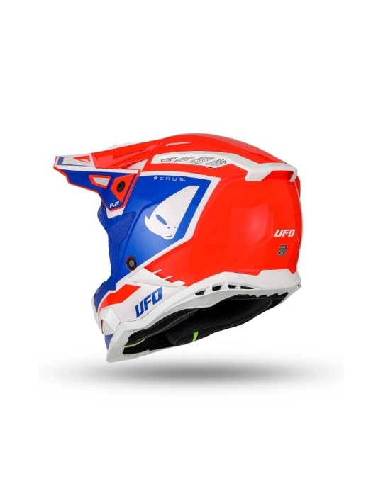 Casque motocross - UFO ECHUS Rouge / Bleu