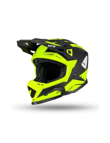 Casque motocross - UFO ECHUS Jaune / Noir
