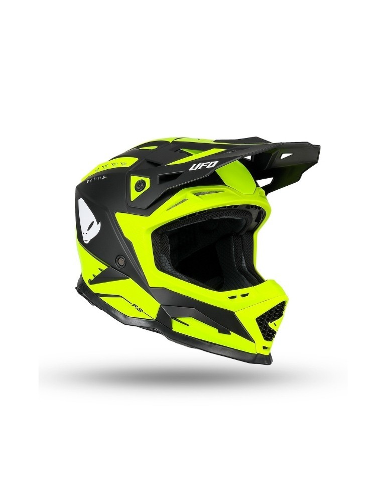 Casque motocross - UFO ECHUS Jaune / Noir