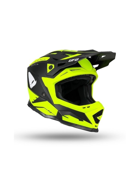 Casque motocross - UFO ECHUS Jaune / Noir