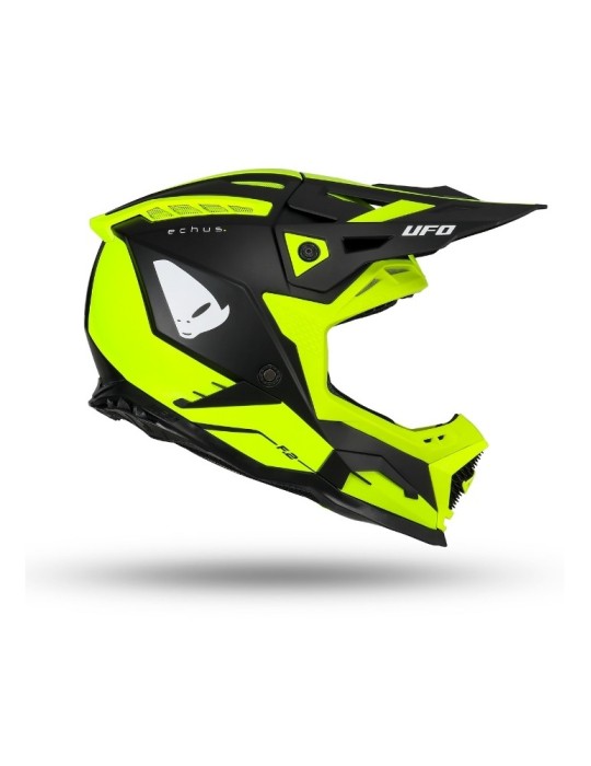Casque motocross - UFO ECHUS Jaune / Noir