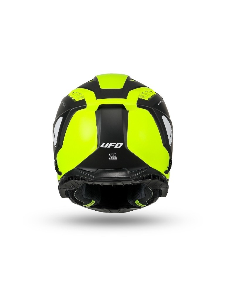 Casque motocross - UFO ECHUS Jaune / Noir