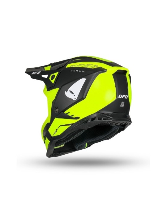 Casque motocross - UFO ECHUS Jaune / Noir