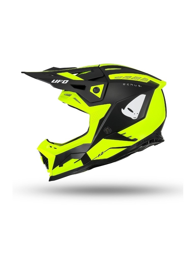 Casque motocross - UFO ECHUS Jaune / Noir