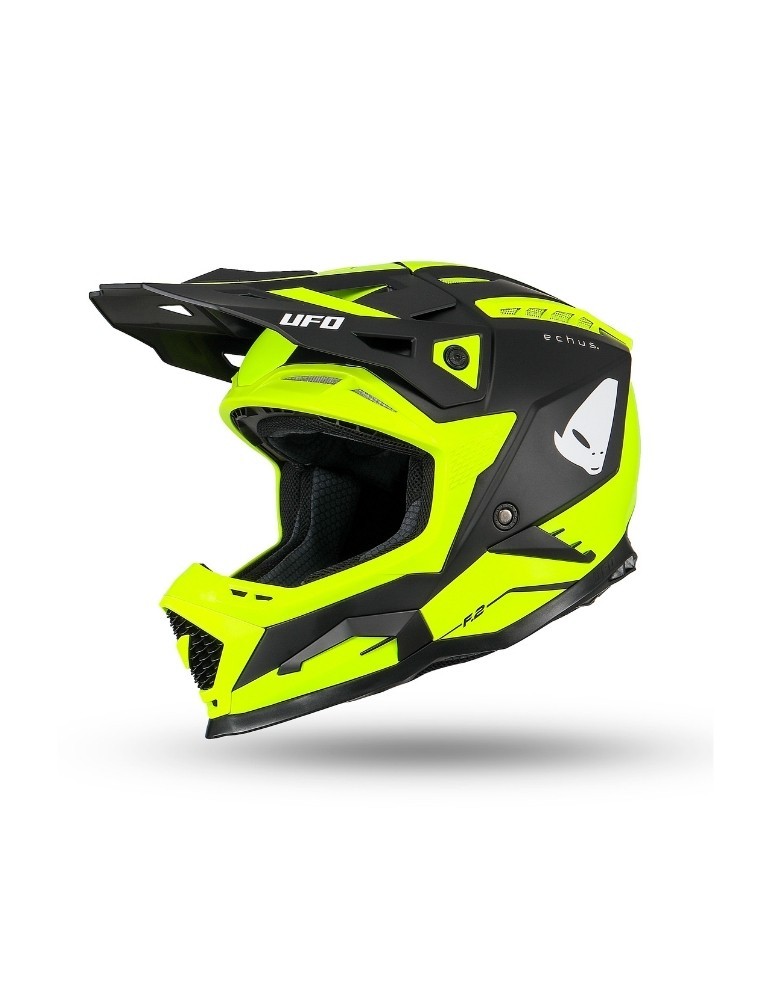 Casque motocross - UFO ECHUS Jaune / Noir