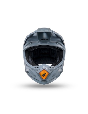 Casque motocross - UFO ECHUS Gris / Orange 2