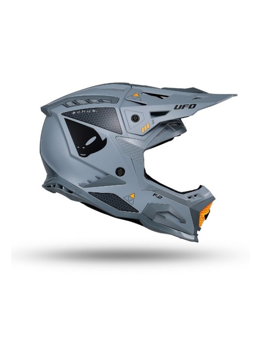 Casque motocross - UFO ECHUS Gris / Orange