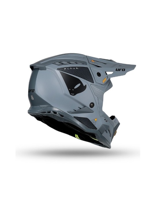 Casque motocross - UFO ECHUS Gris / Orange