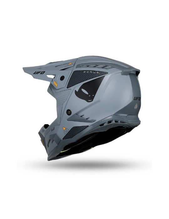Casque motocross - UFO ECHUS Gris / Orange