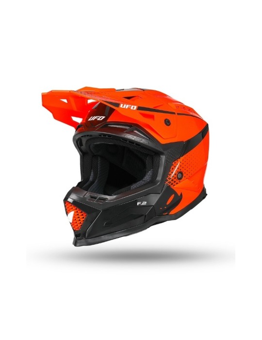 Casque motocross - UFO ECHUS Orange / Noir