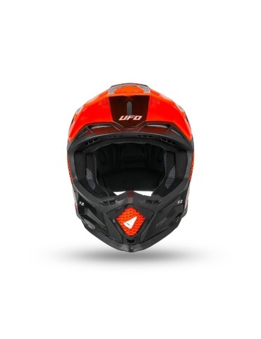 Casque motocross - UFO ECHUS Orange / Noir 2