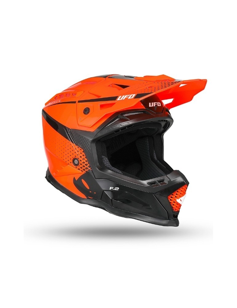 Casque motocross - UFO ECHUS Orange / Noir
