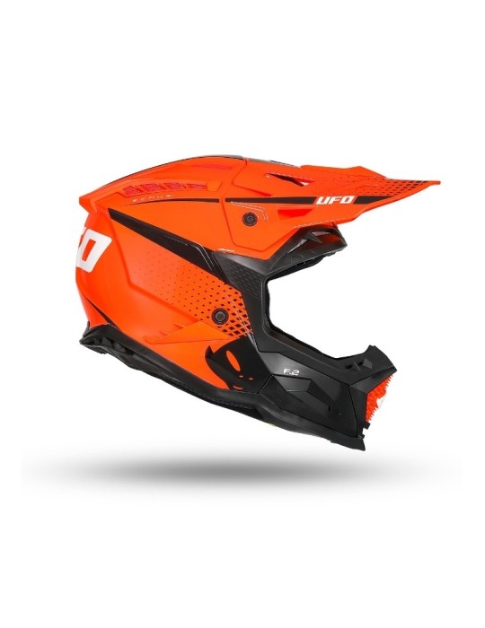 Casque motocross - UFO ECHUS Orange / Noir