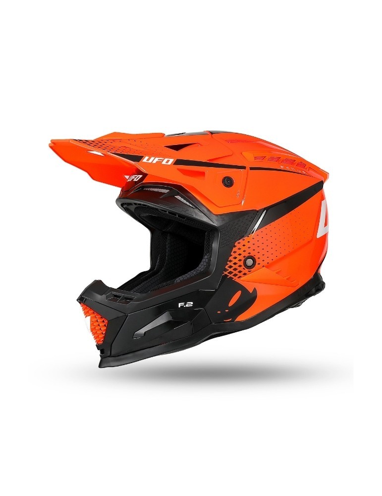 Casque motocross - UFO ECHUS Orange / Noir