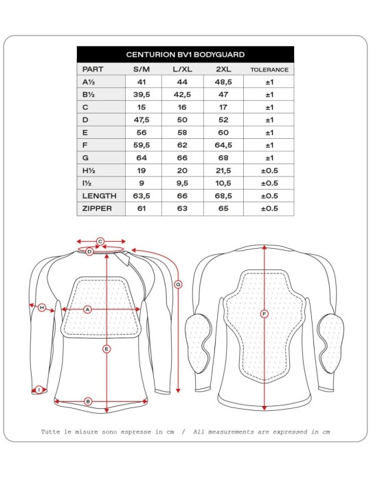 Veste de protection UFO Centurion BV2 manche courte