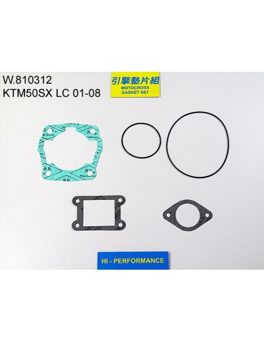 50 SX Pochette de joints haut moteur