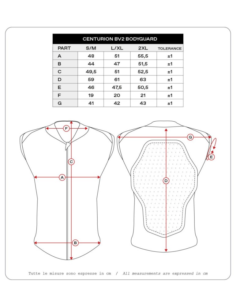 Protection dorsale UFO Centurion BV5