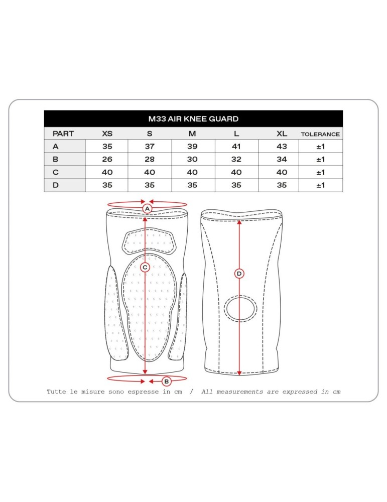 Genouillères M33 Air UFO