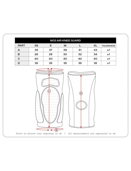 Genouillères M33 Air UFO