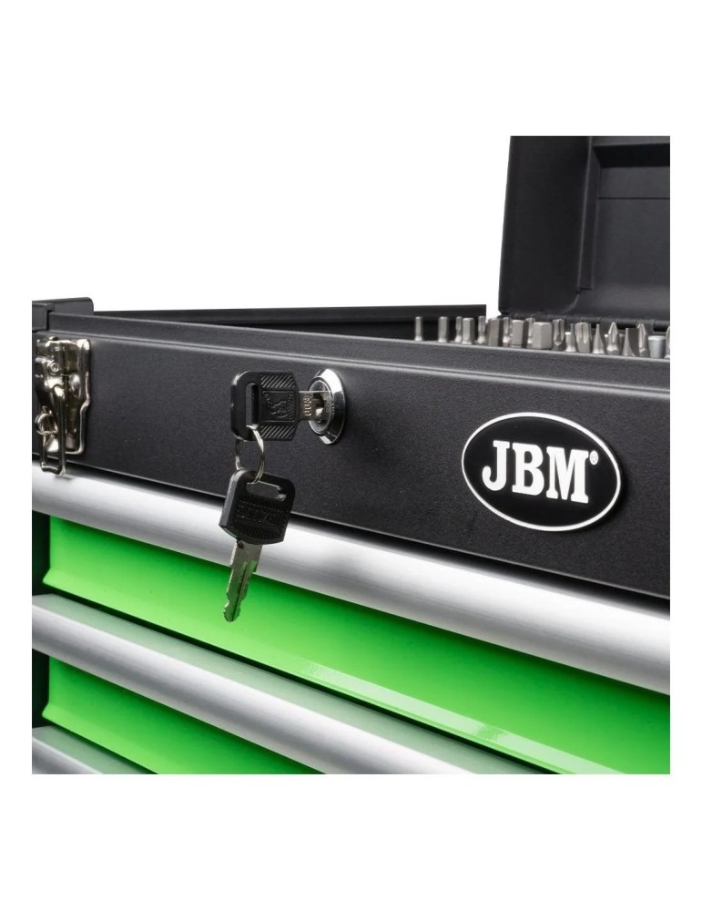 Mini Servante JBM Caisse à outils 143 outils 3 tiroirs