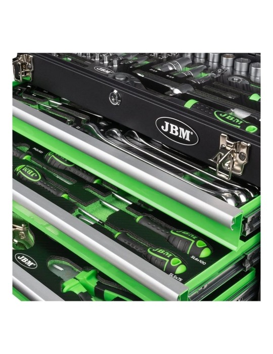 Mini Servante JBM Caisse à outils 143 outils 3 tiroirs