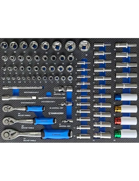 Servante d’atelier 7 tiroirs outillés Barracuda Nardo XXL