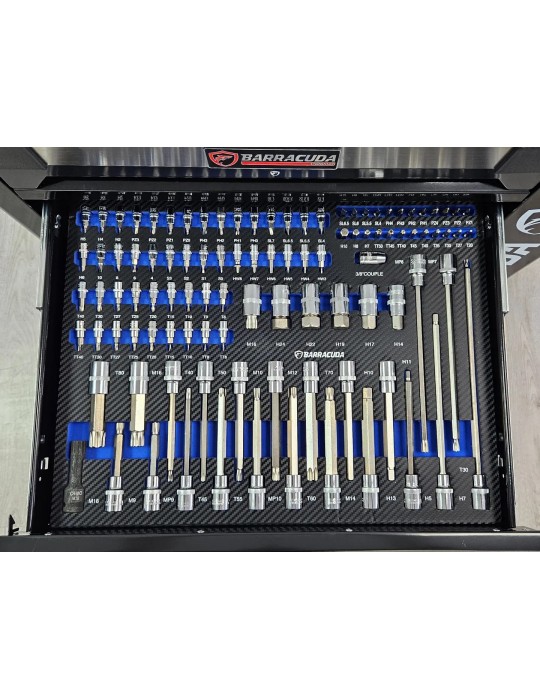 Servante d’atelier Barracuda Dynamic+ 7 tiroirs dont 5 outillés