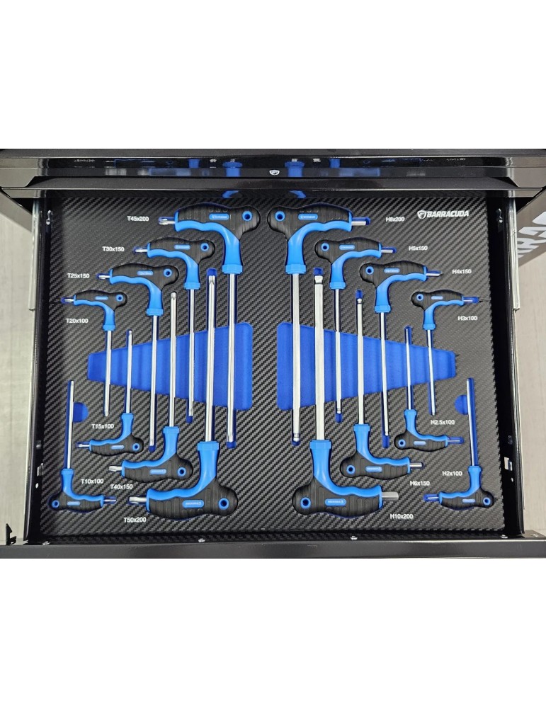 Servante d’atelier Barracuda Dynamic+ 7 tiroirs dont 5 outillés