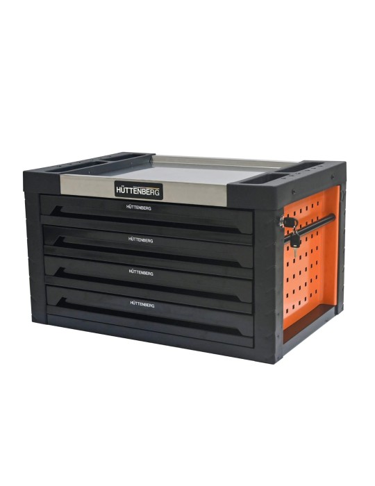 Servante portable Huttenberg 180 outils + clé dynamométrique