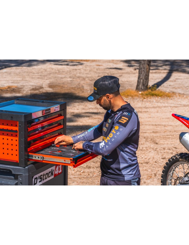 Servante portable Huttenberg 180 outils + clé dynamométrique