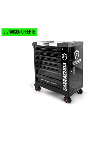 Servante d’atelier Barracuda Dynamic+ 7 tiroirs dont 5 outillés
