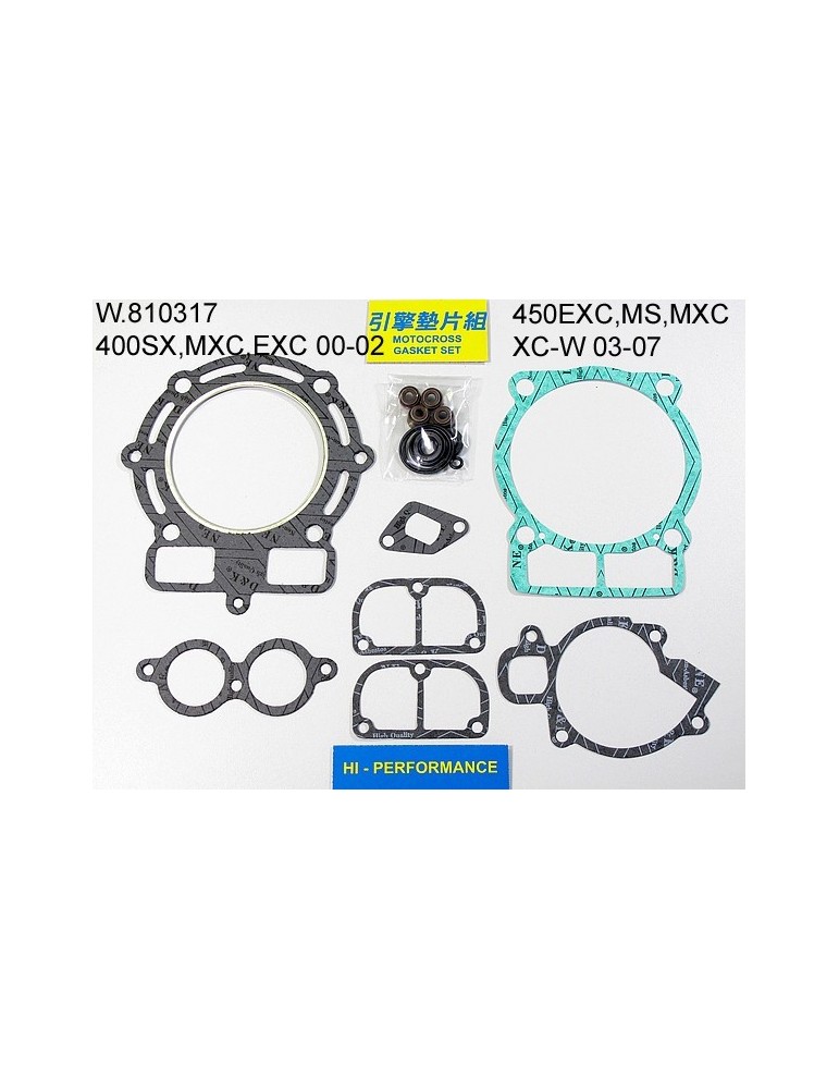 KTM 450 EXC/SMS/MXC/XC-W Pochette de joints haut moteur