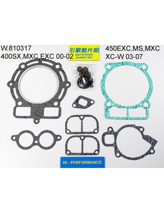 KTM 450 EXC/SMS/MXC/XC-W Pochette de joints haut moteur