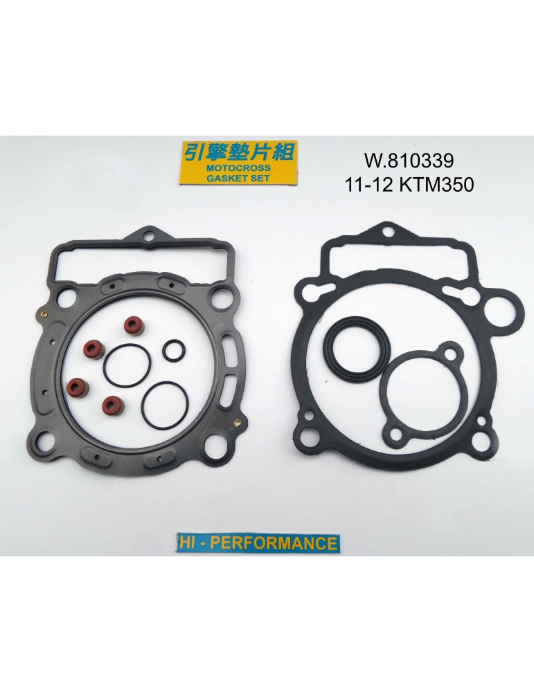 350 SXF/XCF Pochette de joints haut moteur 350 SXF/XCF Pochette de joints haut moteur