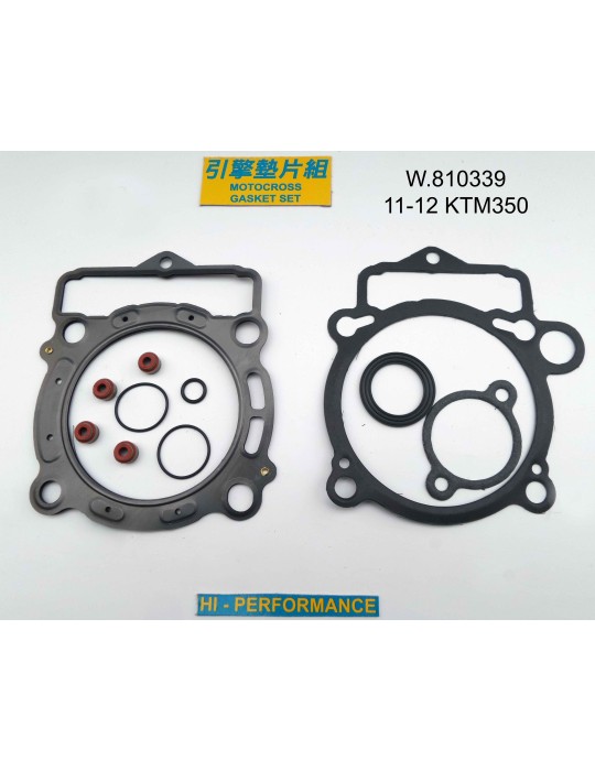 350 SXF/XCF Pochette de joints haut moteur 350 SXF/XCF Pochette de joints haut moteur